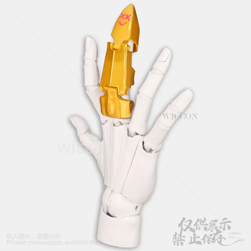 Jinx Cosplay 3D Finger Covers Anime Game LOL Arcane Roleplay Costume Props Accessories For Girls Carnival Party Customized