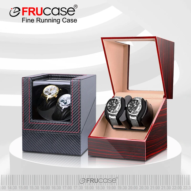 

Двойная намотка для часов FRUCASE для автоматических часов коробка для часов USB зарядка 2 + 0