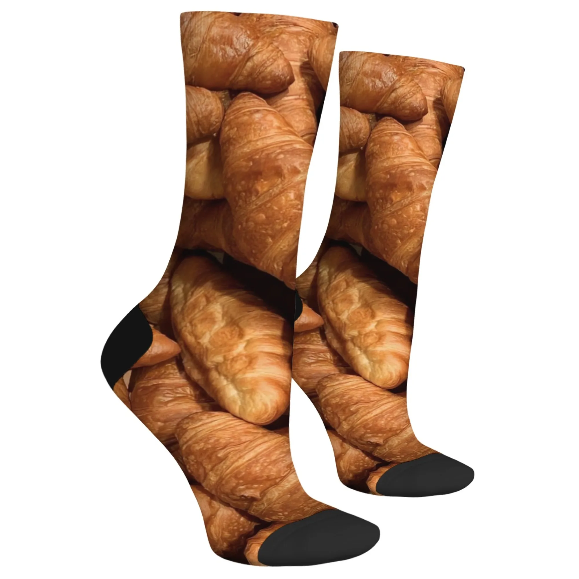 الجدة الكرواسون الرجال الجوارب مضحك سعيد الرجال الجوارب مجنون التصميم الإبداعي الشارع الهيب هوب الرجعية الاتجاه الجوارب هدية حفلة عادية #2