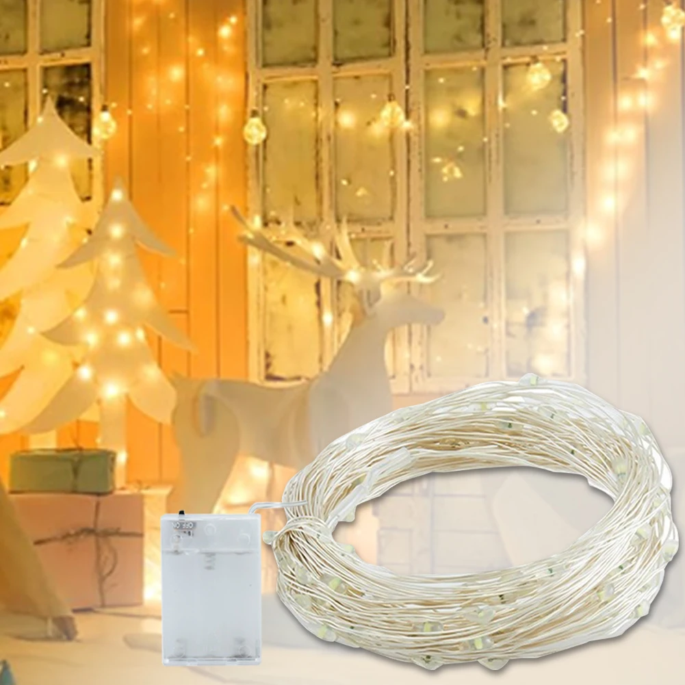 LED Fairy Lights Battery Operated String Lights Waterproof Twinkle Lights Starry Lights for Halloween Christmas Decoration