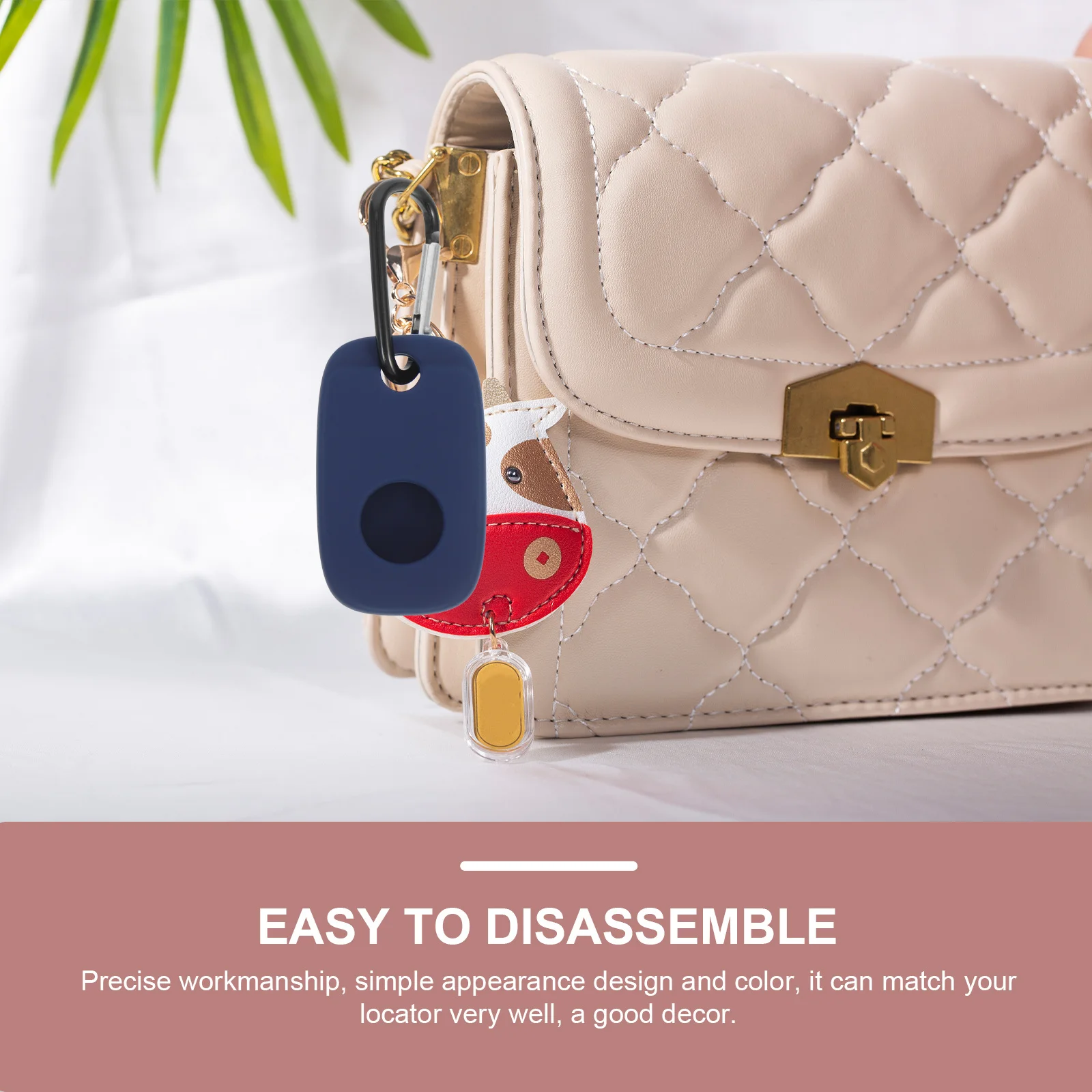 

2pcs Silicone Keychain Protective Cover For Shockproof Durable Simple Design Case Accessory Compatible With Tile Mate