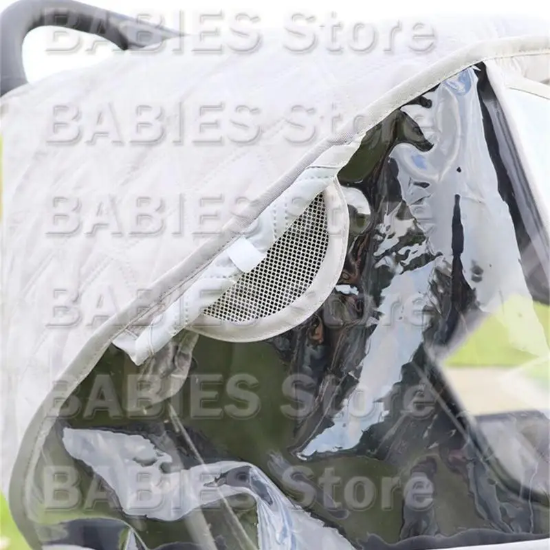 

C9GB Baby Pushchair Cover Baby Pram Rain Cover Breathable Windproof Cover Universal Dustproof Weather Shield