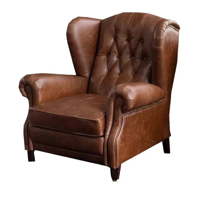 

Single casual armchair living room
