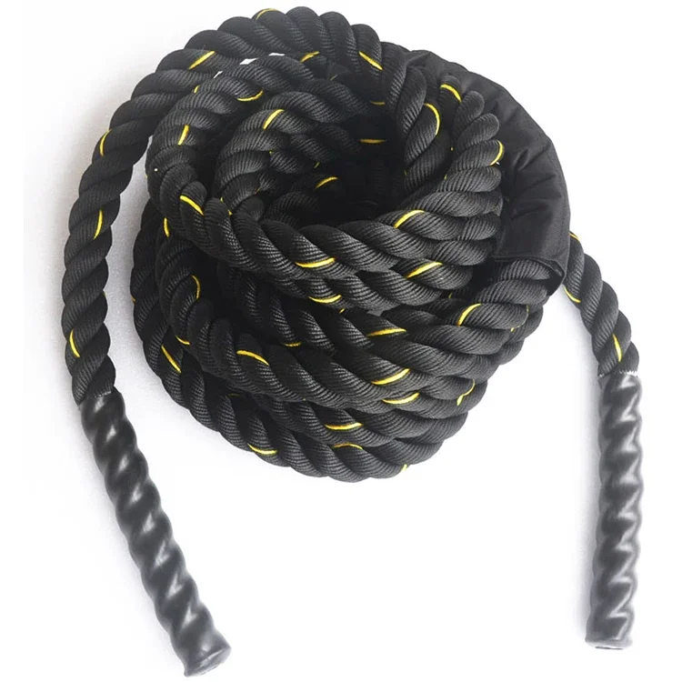 30, 40, 50ft Length Heavy Exercise Training Battle Rope Climbing Rope for Strength Training