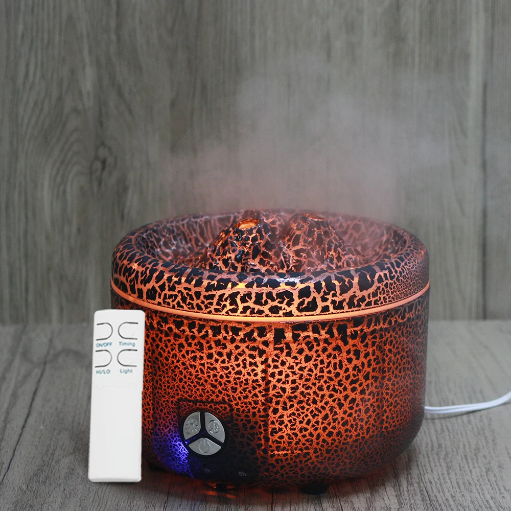 

Диффузор эфирного масла с дистанционным управлением, 500 мл, меняющий цвет, ночник, увлажнитель с 2 режимами тумана для дома, йоги и релаксации