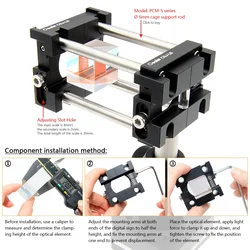 CSJ-LB 30mm Cage Cylindrical Len Mount Coaxial System Optical Element Mounting Base Scientific Optics Research Experiments Oeabt