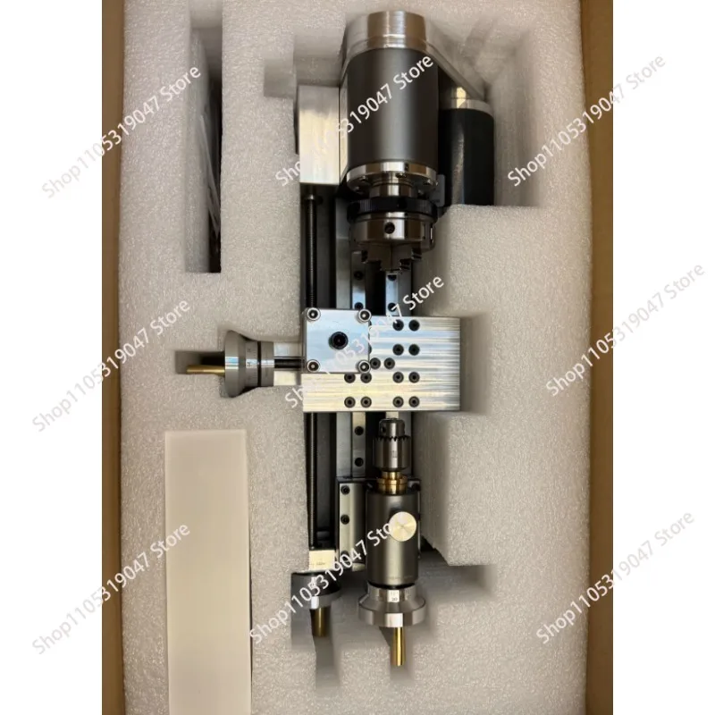 Lathe Metal Bench Top Precision DIY Miniature Lathe， for Watchmaking Model Craft Woodworking Hobby Desktop
