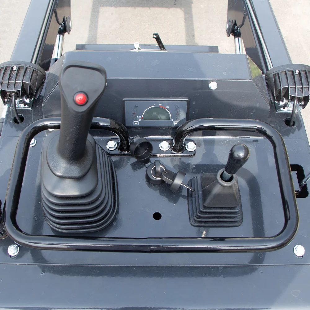 Chargeuse compacte Diesel bon marché, Mini chargeuse compacte polyvalente YG-T750 et divers accessoires, pelle à neige personnalisée