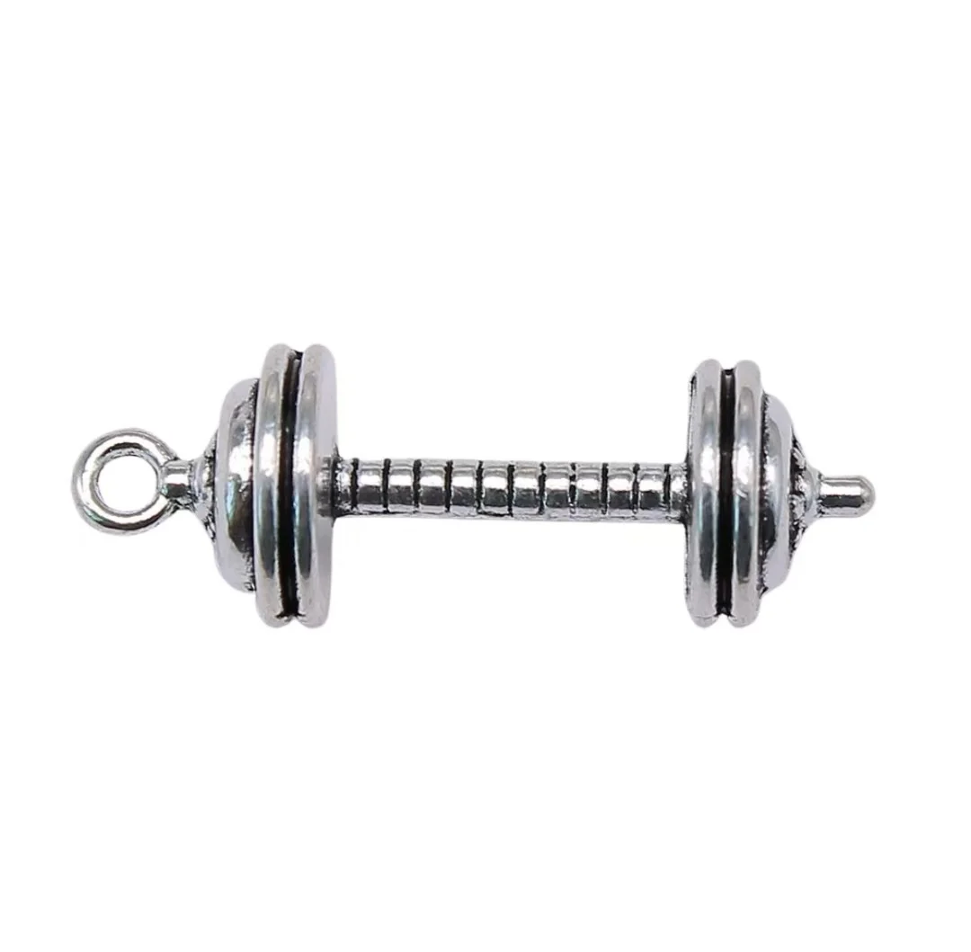 

6pcs 34x11x11mm Zinc alloy metal tibetan silver plated charm T0910 for jewelry making