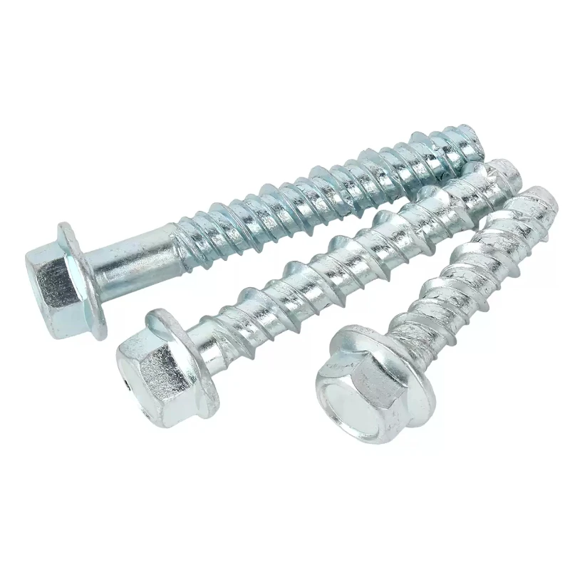 M6~M12 Self Tapping Screws Set Hexagonal Self Cutting Anchor Bolt Concrete Cement Self-cutting Screw Expansion Nail Screws Kit