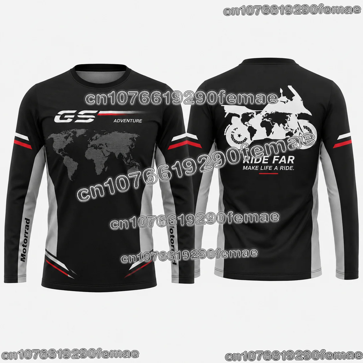 GS Motorcycle Adventure Riding Long Sleeve T Shirt Men 2027 New High Quality R1250GS R1300GS Fan Supporter Streetwear Top