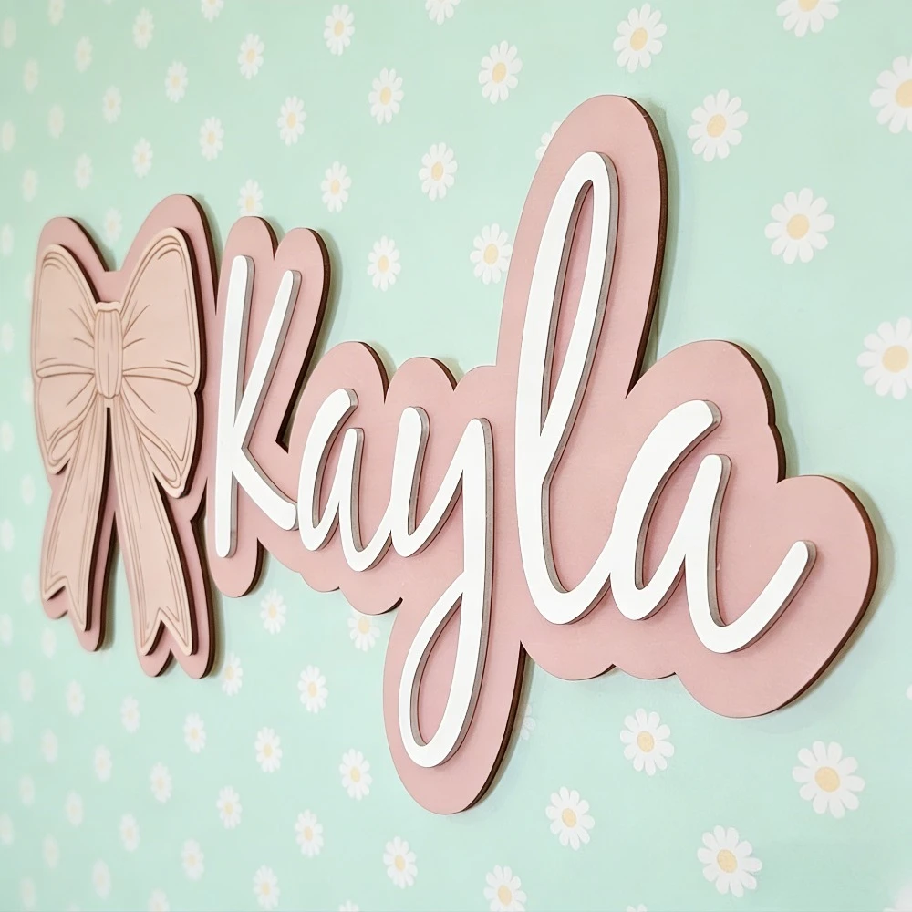Customizable Bow-Shaped Wooden - Nursery review and price