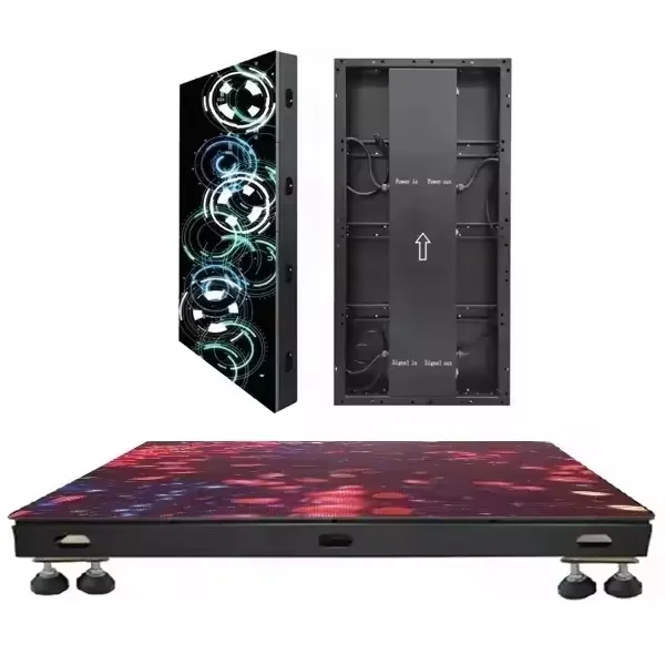 Human-Screen InteractionFloor Standing Interactive Customizable Size 4K HDR10+ IP66/IP67 Waterproof Full Color LED Display Scree