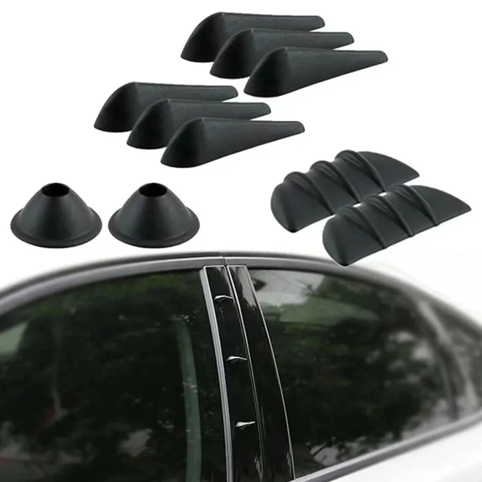 Universal Car Fairing Body Spoiler Sticker Lowering Wind Noise Reduction Protective Sticker Body Deflector Auto Accessorie
