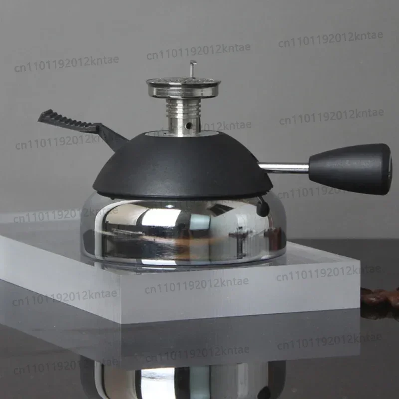 Stainless steel mini portable coffee heater - heated siphon pot & pour-over kettle - home use stove