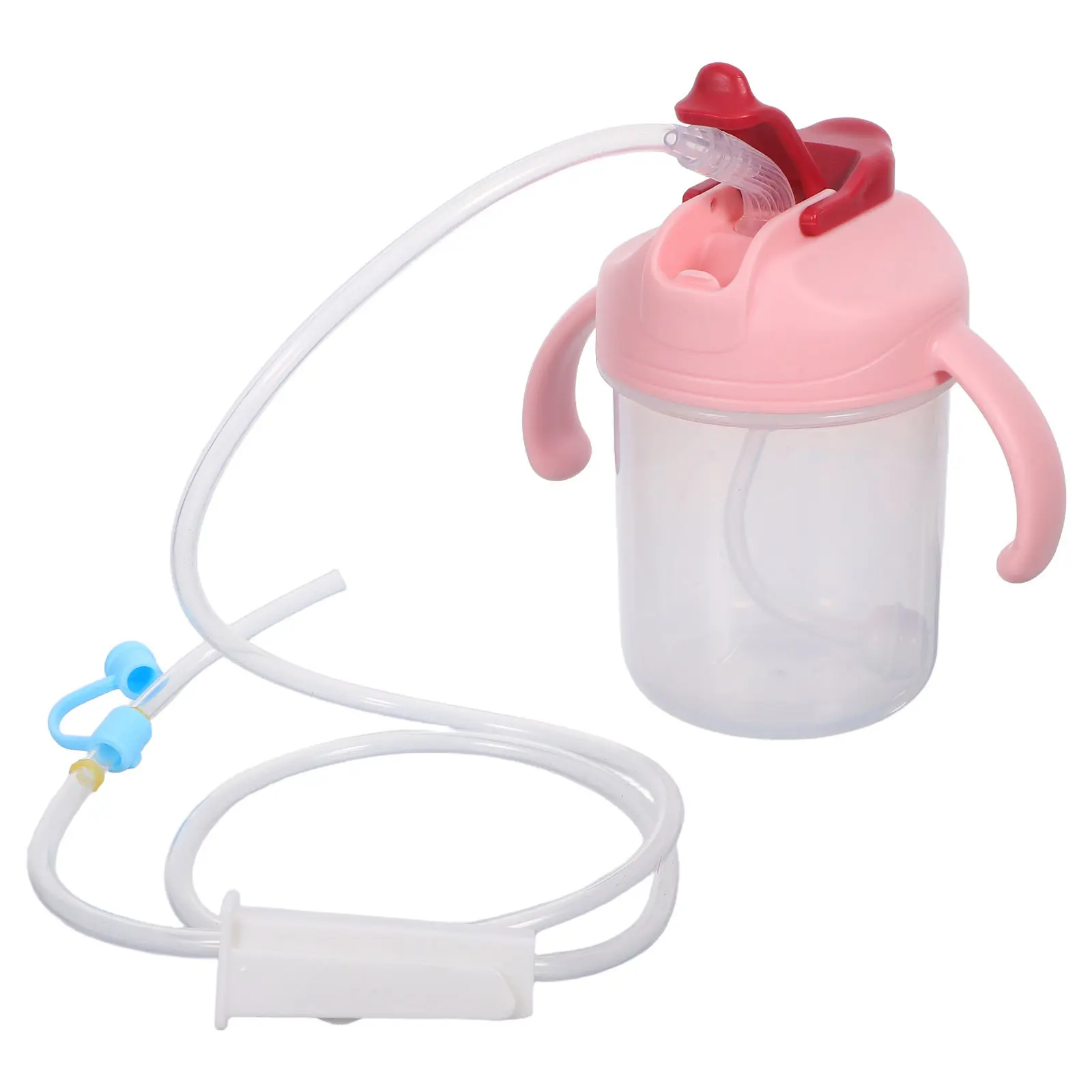 

Spill-Proof Dysphagia Cup 300ml Sippy Nursing Straw Elderly Adults Anti-Choking Leakproof Bedridden Postpartum