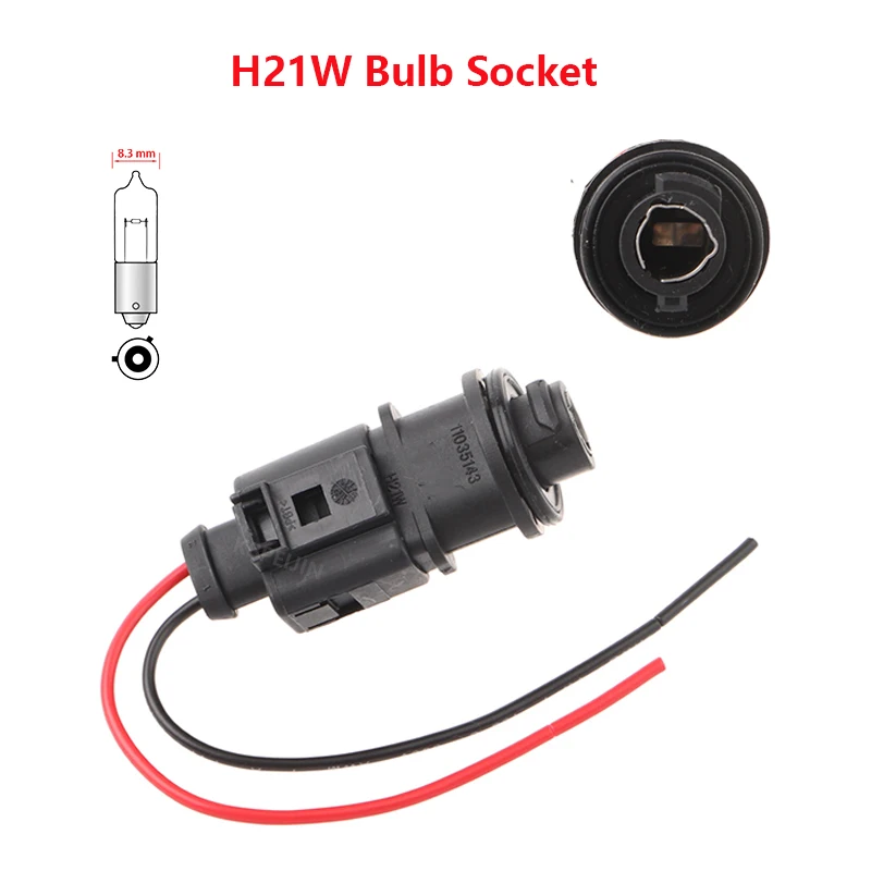 1x For VW Passat Beetle CC Audi Q7 Turn Signal Light BAY9S H21W Bulb Holder Connector Socket Adapter Accessories