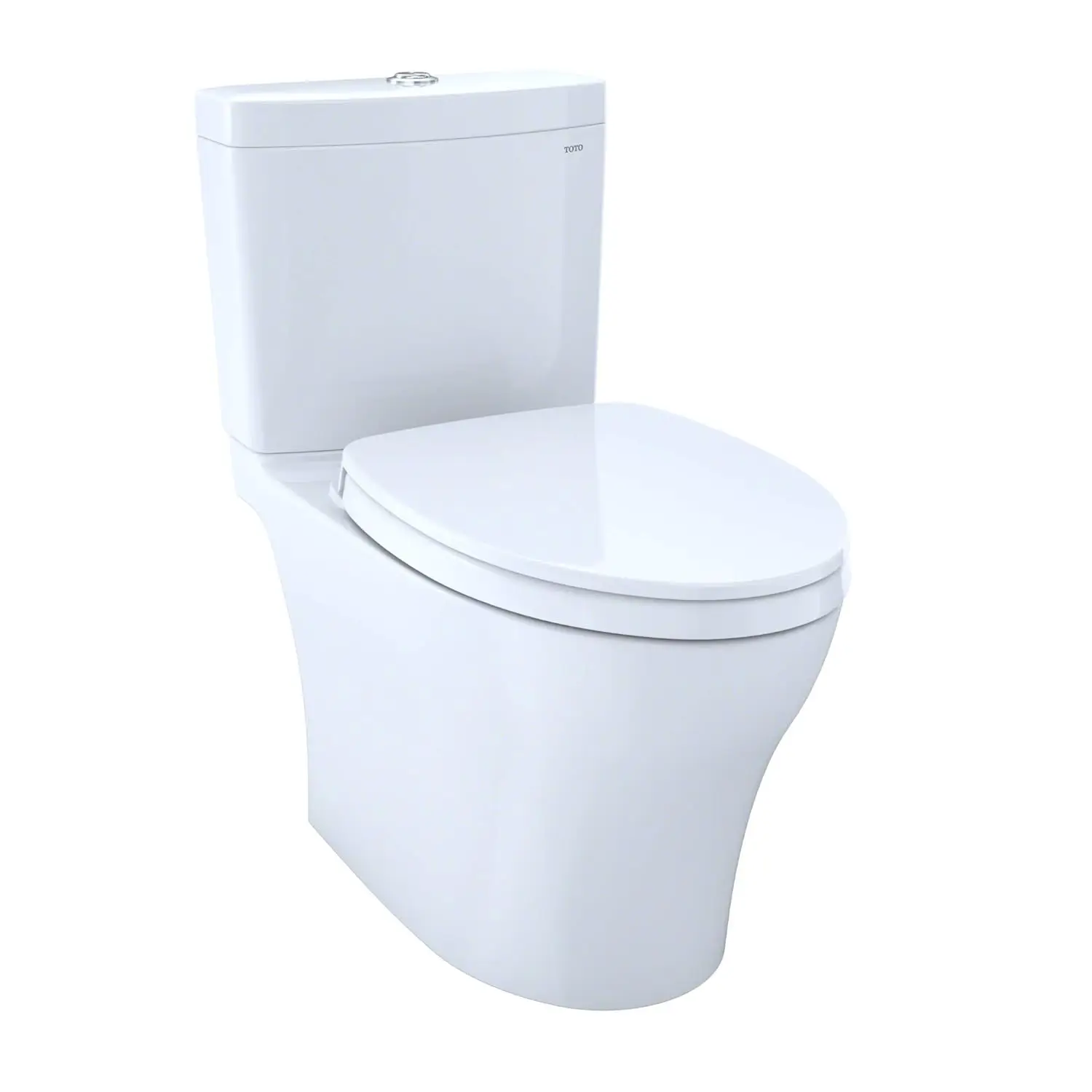 

Aquia IV WASHLET+ Two-Piece Elongated Dual Flush 1.28 and 0.9 GPF Toilet with CEFIONTECT, Cotton White -, Custom