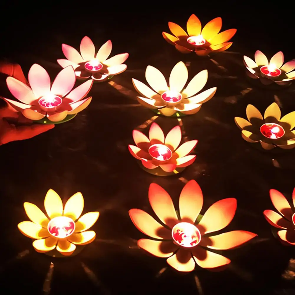 Universal Floating Wishing Light Delicate Floating Light EVA Garden Pond River Floating Lamp