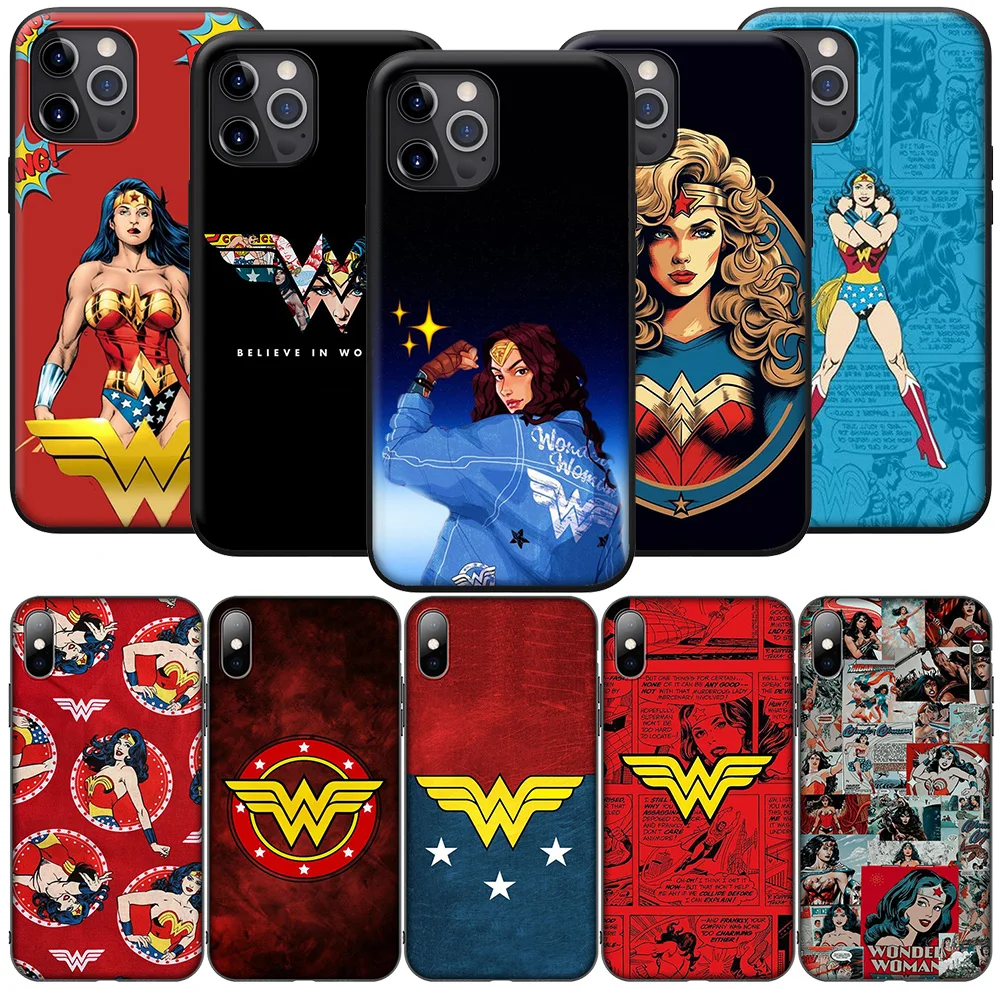 SO176 Wonder Woman Cover Phone Case for Samsung Galaxy A15 S10E S9 S8 S7 Note 20 10 9 8 Plus Lite