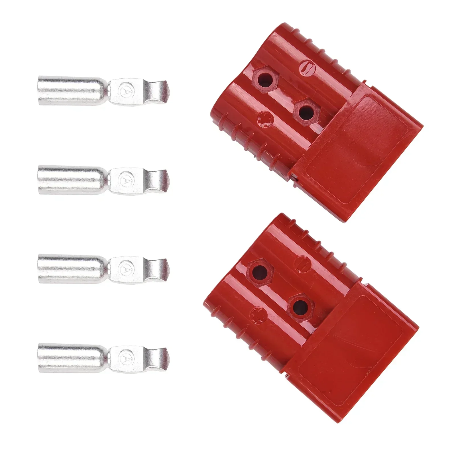 

Secure Silver Plated Copper Terminals 120AMP For ANDERSON Plug Cable Terminal Battery Power Connector Grey/Red