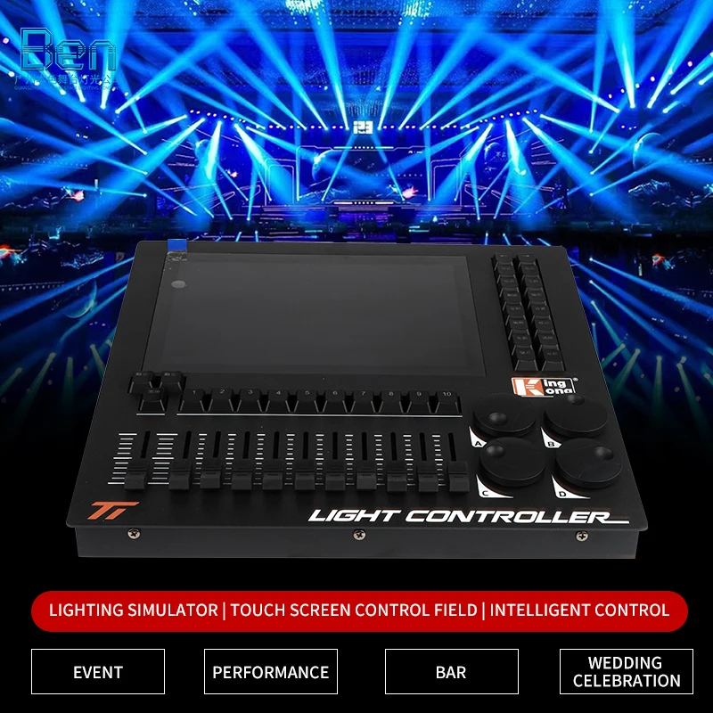 

Консоль DMX512 Сенсорная консоль DMX Stage Профессиональный контроллер для контроллера освещения сцены