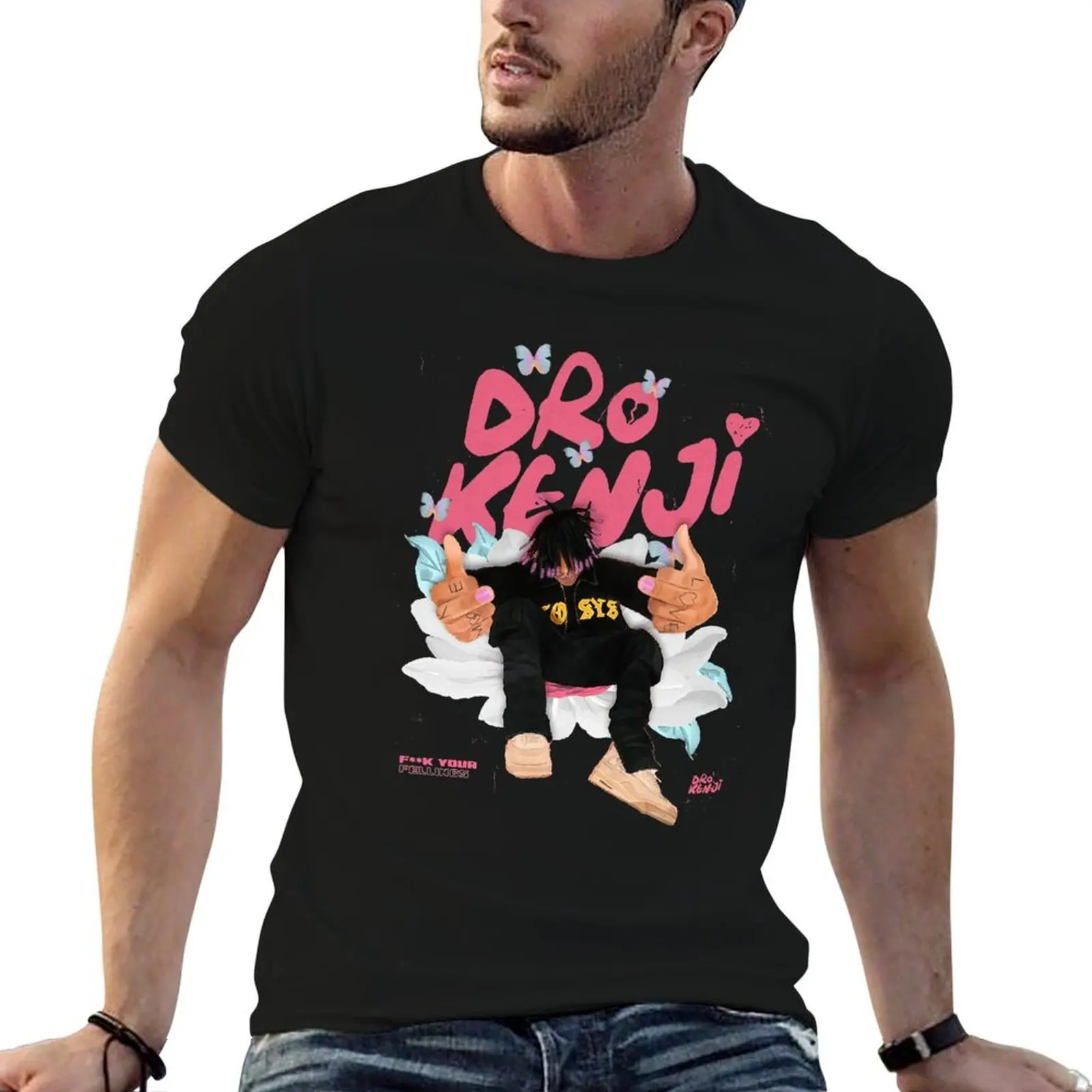 

Dro Kenji Merch T-Shirt cotton t shirt man essential t shirt T-Shirt