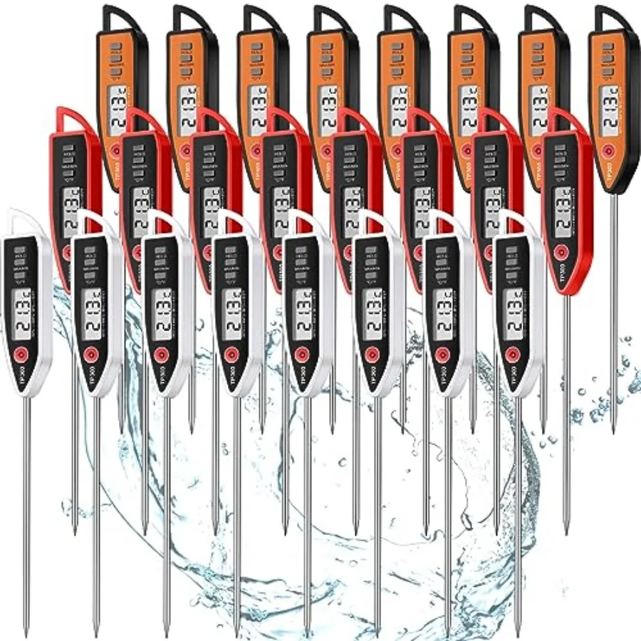 

Digital Thermometer Food Meat Candy Water Immediate Read Thermometer for Kitchen Cooking 24 Pcs