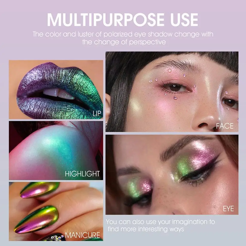 Sombra de ojos líquida de diamante, resaltador de secado rápido, resistente al agua, brillo de ojos duradero, súper sombra de ojos, brillo, Cosméticos brillantes, Pe S3G2