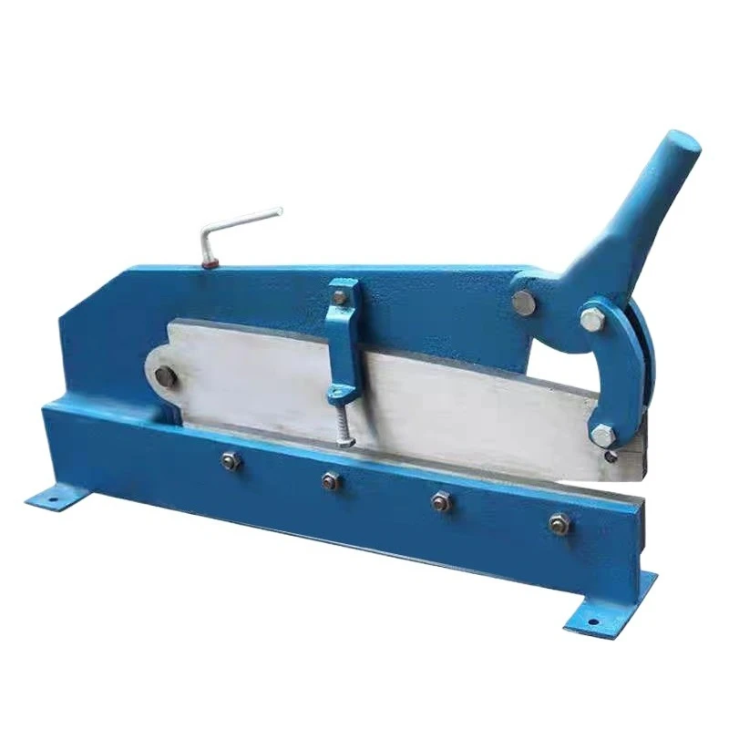 Manual Guillotine Shear Sheet Metal Cutter for Thin Steel Copper Aluminum Iron License Plate Security Mesh