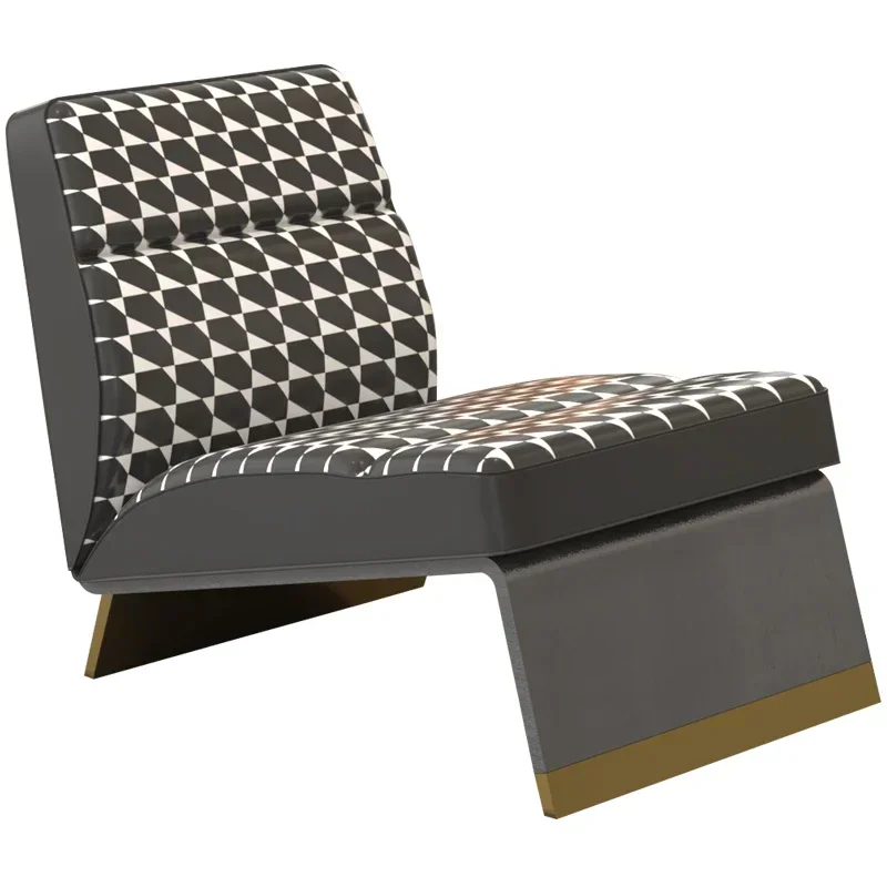 

~Light Luxury Single-Seat Sofa Chair High-End Leisure Chair Sofa Living Room Furniture