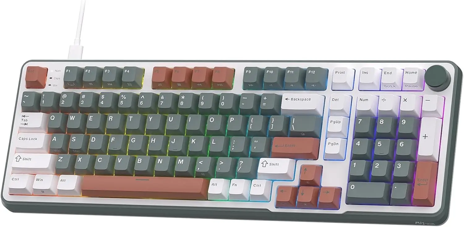 

C98 HE Mechanical Gaming Keyboard, Hall Effect Magnetic Switch, Hot Swappable 95% Wired RGB, 8K Polling Rate, Pro Web Driver for