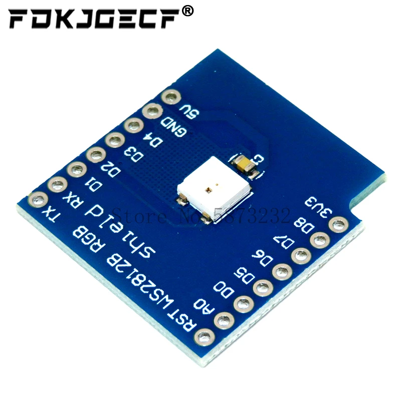 WeMos D1 Mini WS2812B RGB LED Module Shield para Arduino