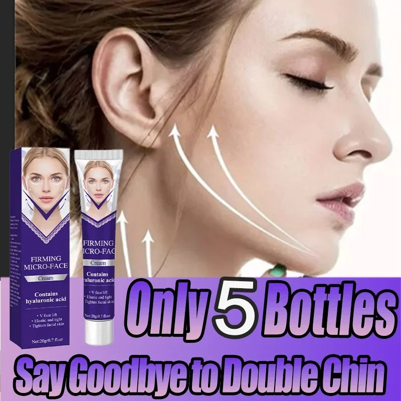 Firming Micro-face Cream Face Lift Firming V Line Shape Facial Lifting Double Chin Tighten Fat Burning Skin Care Products