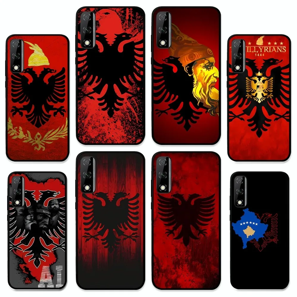 

Albania Flag Phone Case For Huawei Y9 6 7 5 Prime Enjoy 7s 7 8 Plus 7a 9e 9plus 8E Lite Psmart Shell