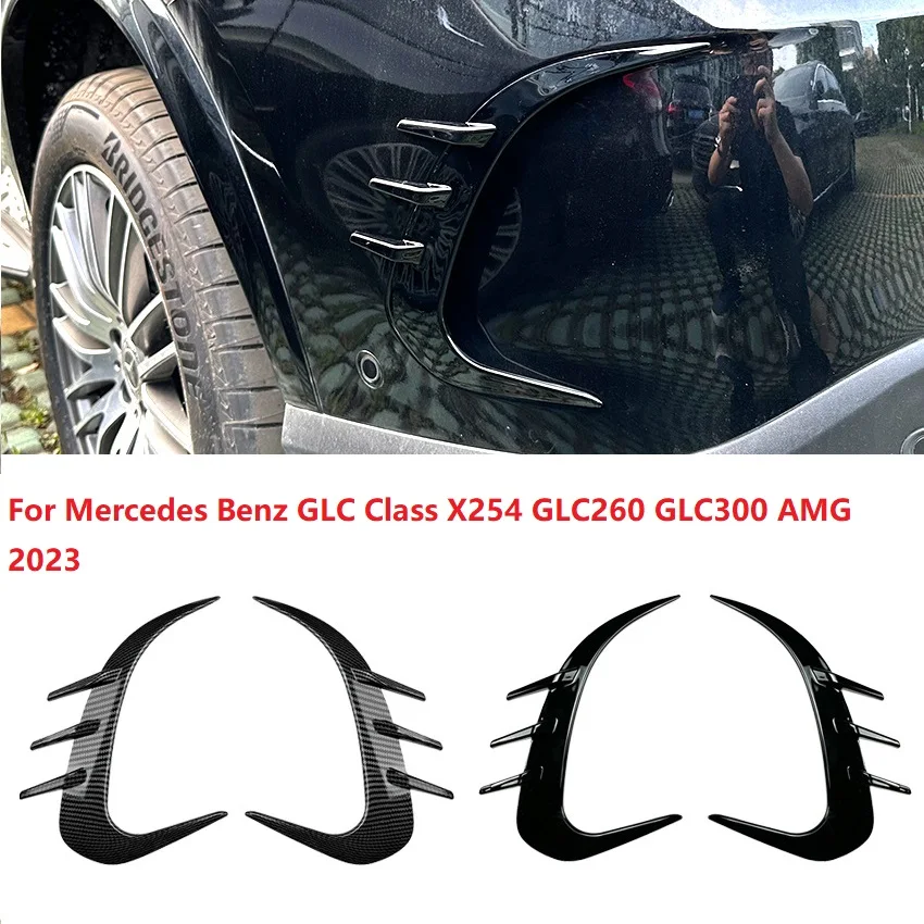 

Gloss Black ABS Rear Bumper Lip Spoiler For Mercedes Benz GLC Class X254 GLC260 GLC300 AMG 2023+ Canards Vents Body Kits