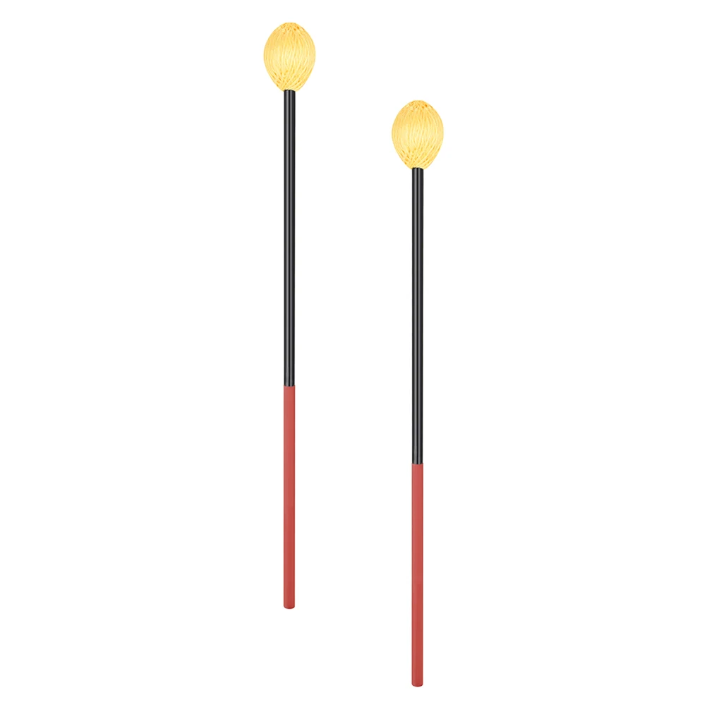 

2Pcs Professional Marimba Hammers Xylophone Mallets Carbon Fiber Percussion Rods Full Sound Non Deformable High Quality Music