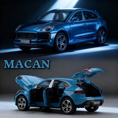 1:32 Macan Panamera Legering Sportwagen Model Diecast Speelgoed Deuren 4 Deuren Geopend met Geluid Licht Trek Metalen Voertuigen Jongens Geschenken