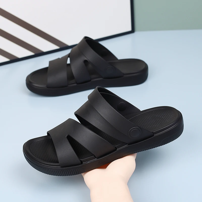 2026 Neue Herren-Sandalen, Rutschfeste Leichte Offene Sommerslipper für Strand, Outdoor, Alltag und Freizeit – Flip-Flops