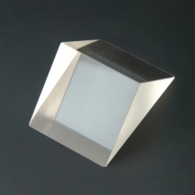 20x20x20mm szkło optyczne trójkątny pryzmat 45 stopni prosty kąt pryzmat mały pryzmat pomiar wizualny pryzmat optyczny