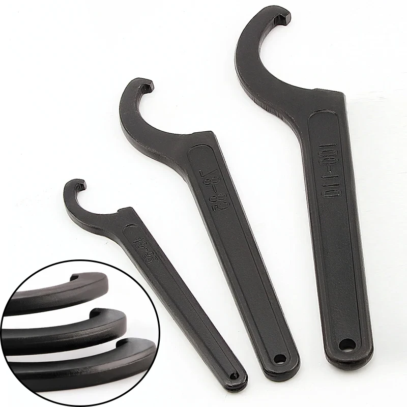 Suporte Redondo do Moinho da Chave Inglesa do Gancho da Porca Chave da Meia Lua 2226 3436 3842 4552 5562 85105 90-95 165-170 1pc