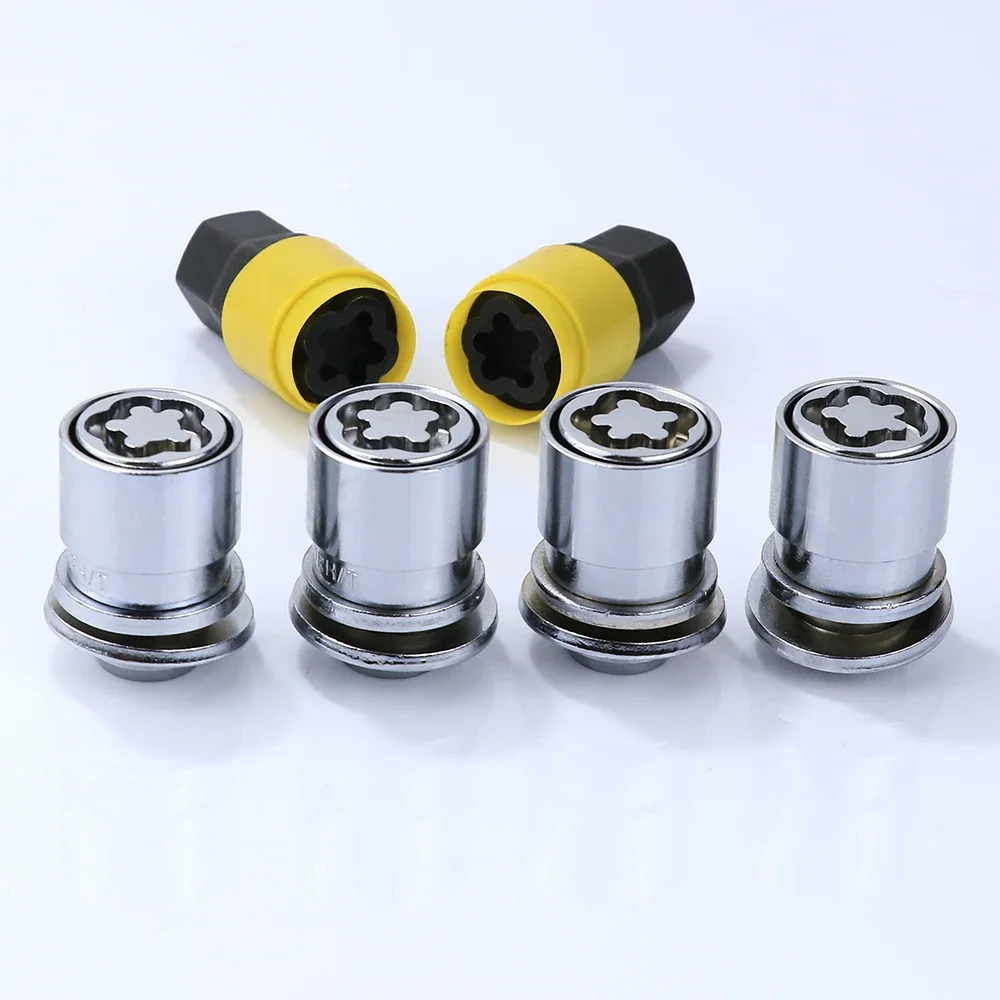 4pcs nuts+2keys Steel Anti-Theft Security Car OEM Wheel Rim Lug Locking Lock Nuts for TOYOTA LEXUS