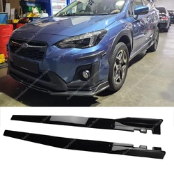 Side Skirts Extension Rocker Panels Lip Splitters For Subaru XV/Crosstrek 1.6i 2.0d 2.0R E-Boxer 2018-2014 Bodykits Tuning