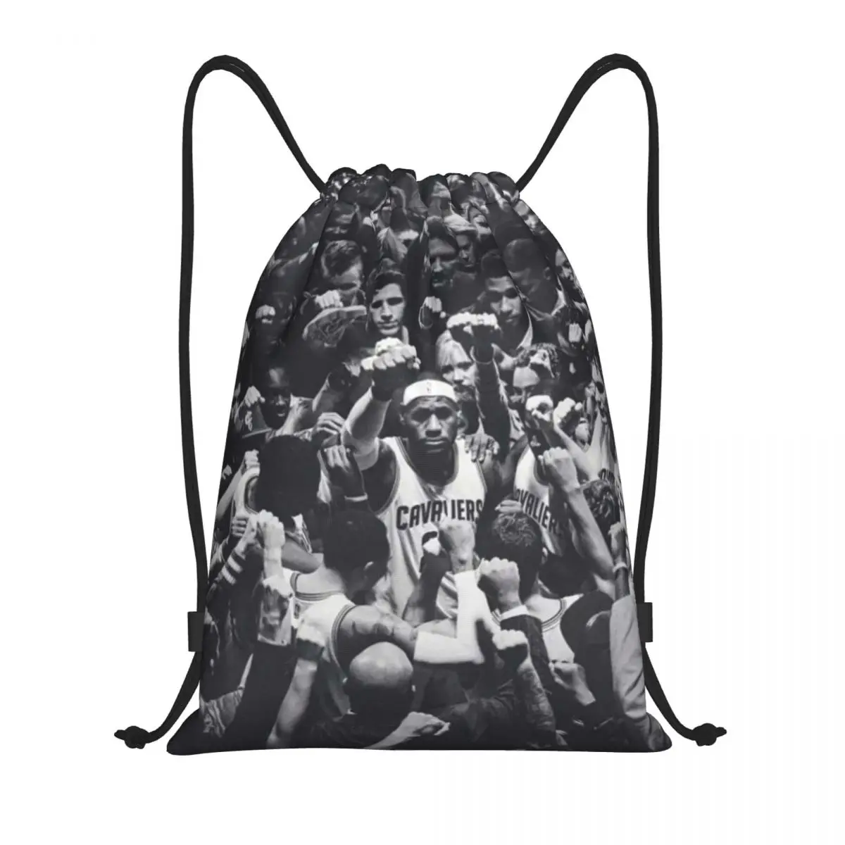 Custom L-Lebron James Drawstring Pocket Backpack Men Women Lightweight Gym Sports