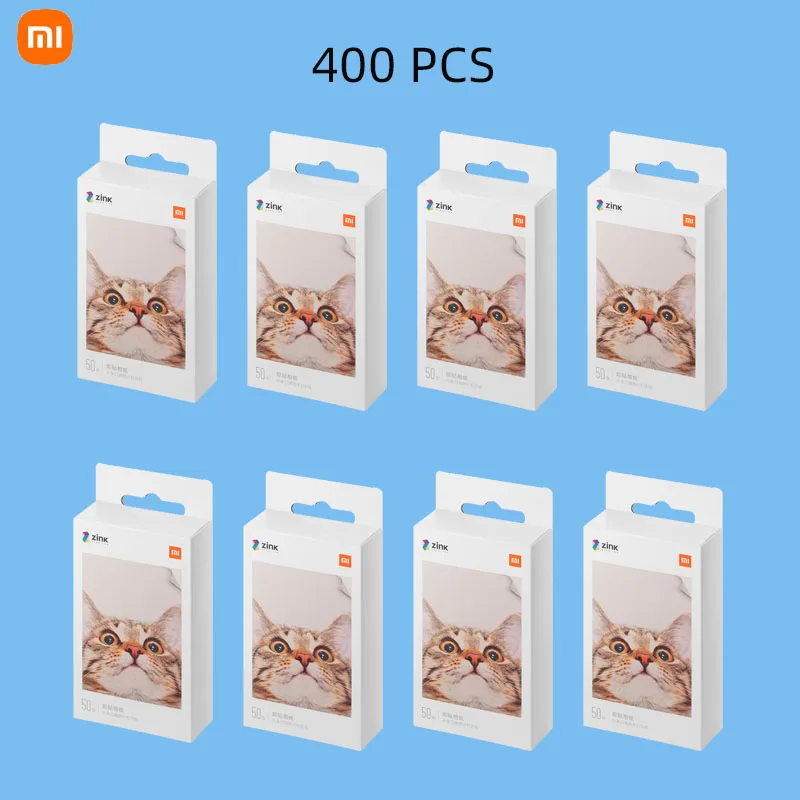 Wholesale  Xiaomi ZINK Pocket Printer Paper Self-adhesive Photo Print 10//50/100 Sheets Xiaomi 3-inch Mini Pocket Photo Printer