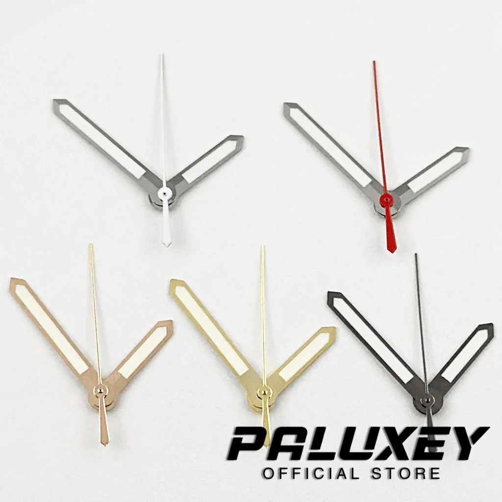 NH35 Modified Aquanaut Gun Rose Gold Silver Watch Hands Suitable for NH34 NH35 4R35 NH36 4R36 7S36 Movement Watches Pointers