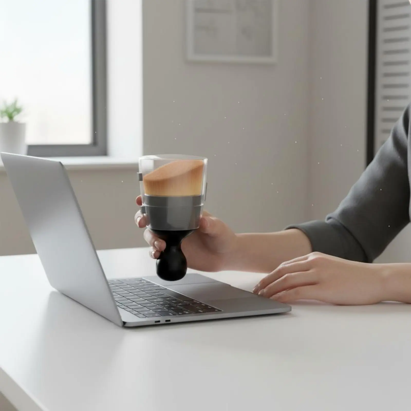 

Щетка для чистки компьютерной клавиатуры, универсальная щетка для чистки клавиатуры, щетка из мягкого волокна, эргономичный дизайн, защитный чехол