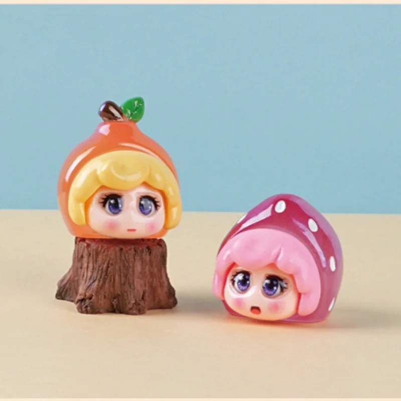 Cute Fruit Blind Box Beads Home and Office Resin Figurine Desk Toy Trendy Small Decoration Cute Collectible for Birthday Gift view 5