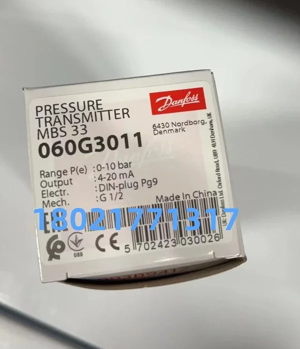 

2025.4 Danfoss MBS33M Pressure Sensor Is Suitable For High-precision Stainless Steel 4-20mA Transmitter On Ships.