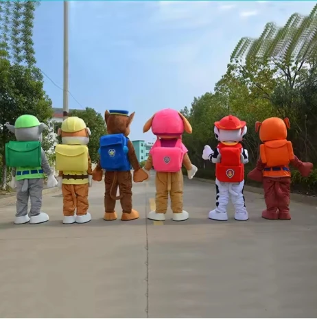 ชุดมาสคอตการ์ตูนสุนัขสำหรับผู้ใหญ่ ชุดแฟนซีคริสต์มาส ชุดมาสคอตฮาโลวีน